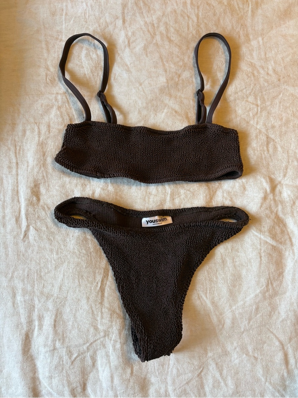 Youswim Poise Bikini with Cheeky Bottoms in Espresso